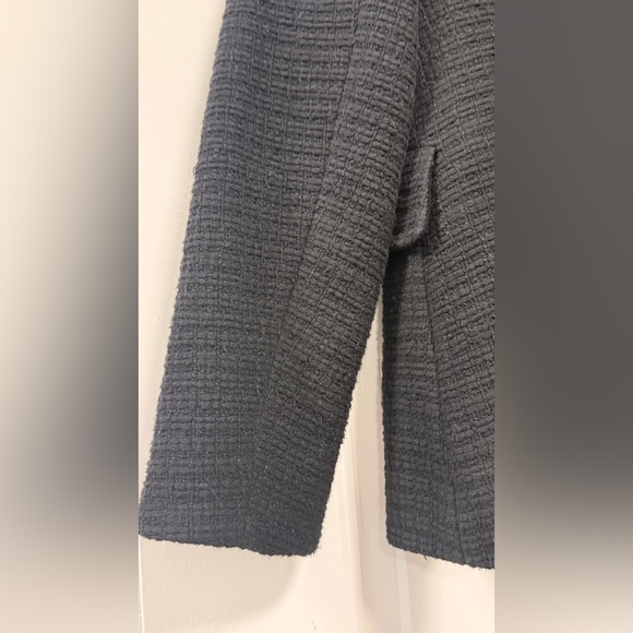 Maje Black Cotton-Tweed Blazer - Picture 6 of 13